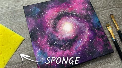 Do You Have A Dishwasher Sponge Easy Way To Make An Acrylic Galaxy