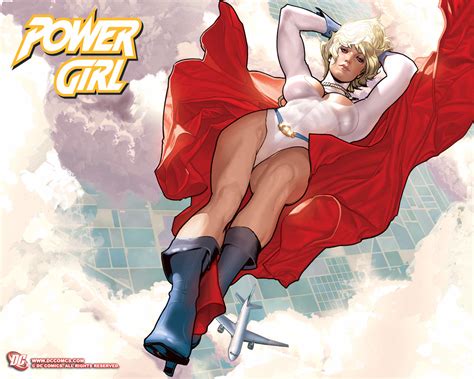 No One Equals Doom Wallpaper De Power Girl Por Adam Hughes
