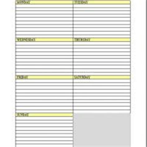 printable weekly planner pages jasports