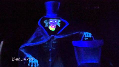 The Hatbox Ghost At Disneyland Ride Stop Full Hd Youtube
