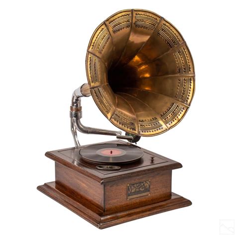 Sold At Auction Rca Victor Antique Gramophone Phonograph And Records