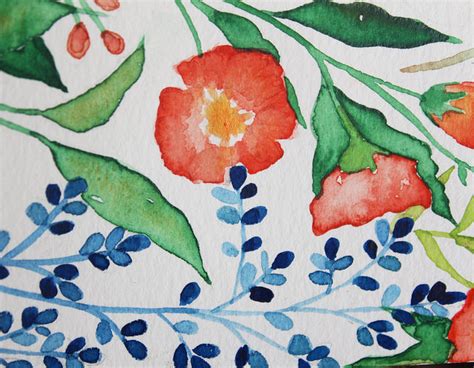 27+ beautiful watercolor landscape paintings; Easy Watercolor Flower Tutorial