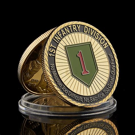 2020 Usa Army Challenge Coin 1st Infantry Division Collectible Coin Ebay