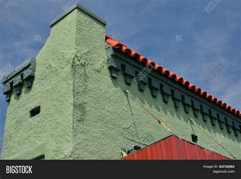 Stucco exterior house color schemes |. Sage Green Stucco Image & Photo (Free Trial) | Bigstock