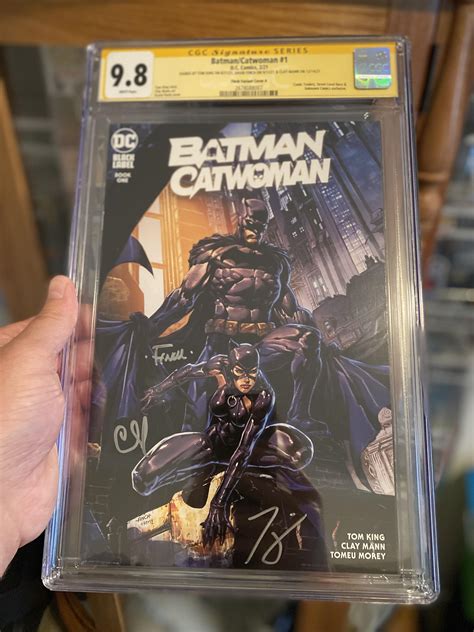 Artwork Cgc Graded Batmancatwoman Issue 1 Variant Cover By David