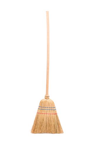 Broom Isolated On White Stock Photo Download Image Now Istock
