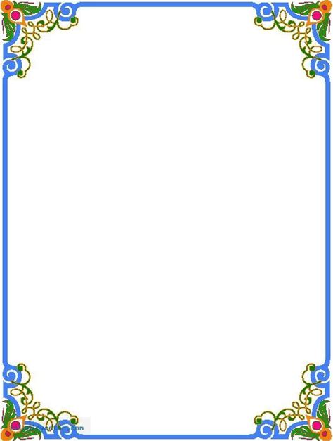 Beautiful Borders For Projects On Paper Floral Border Design Border