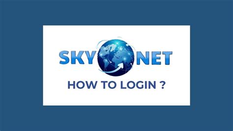 Skynet How To Login Register Youtube