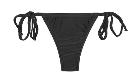 Bikini Bottoms Thong Bottom Calcinha Preto Micro Brand Rio De Sol