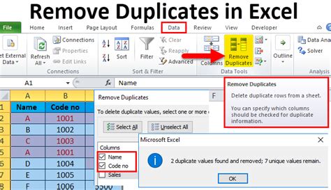 How To Find And Remove Duplicates In Excel Excel Examples