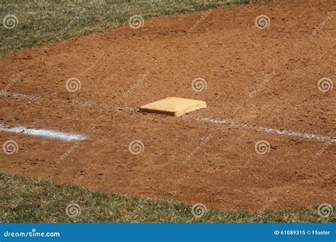 Baseball 1st Base Stock Image Image Of Firstt Ballpark 61089315