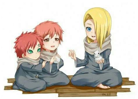 Gaara Sasori Young Children Deidara Cute Naruto Naruto Sasuke