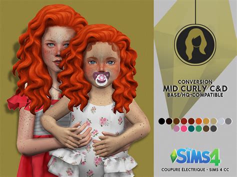 Redhead Sims Cc Sims 4 Sims Hair Sims 4 Toddler