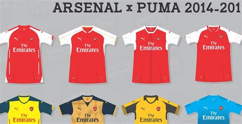 Arsenal fc logo black and white. Will Adidas Make It Better? Here Are All 15 Puma Arsenal ...