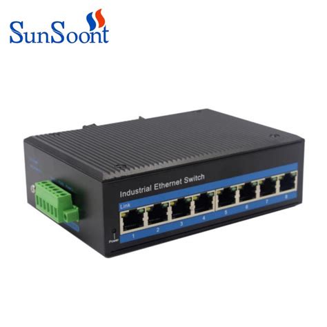 8 Port 10100base Tx Industrial Ethernet Switch