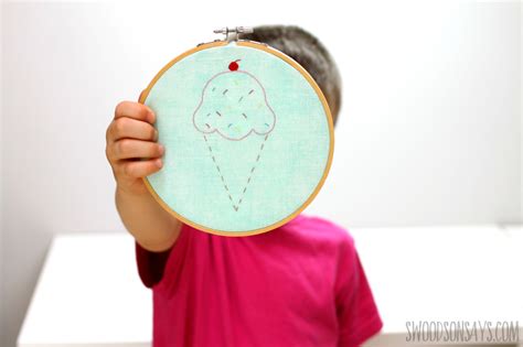 We provide embroidery designs free and paid. 10 Free simple embroidery patterns for kids - Swoodson Says