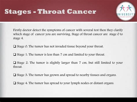 Ppt What Is Throat Cancer And It S Awareness University Cancer