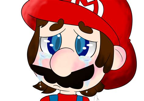 Very Sad Mario By Colourpastelpuppy On Deviantart