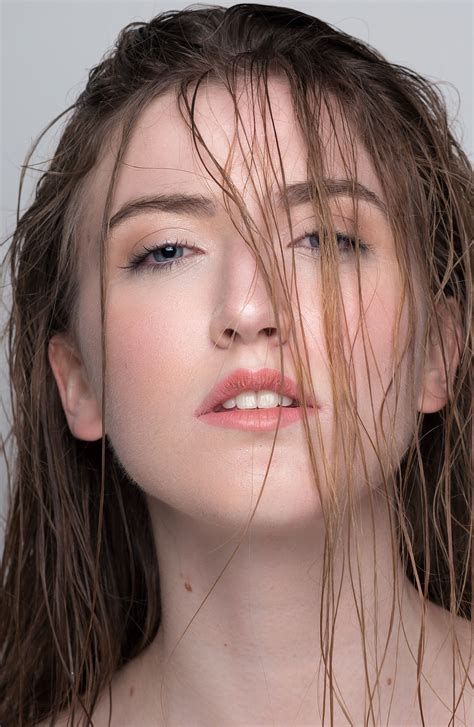 Nude Makeup Studio Portraits Model Agency Natural Beauty Wet Nose