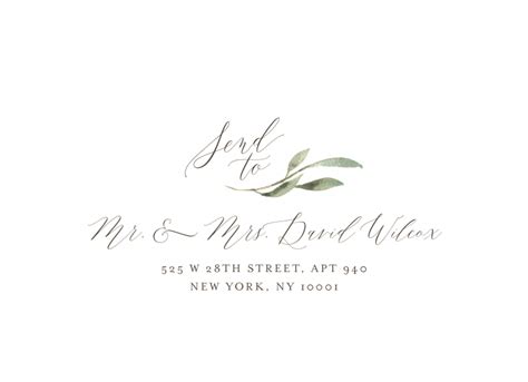 Maybe you would like to learn more about one of these? Muted Floral Recipient Address Printing | Elli | Floral ...
