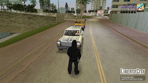 Скачать Водители реагируют на оружие для GTA Vice City