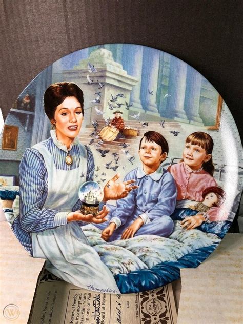 Disney Mary Poppins Plate 184a Tuppence A Bag 1991 With Certificate Used 1984378554