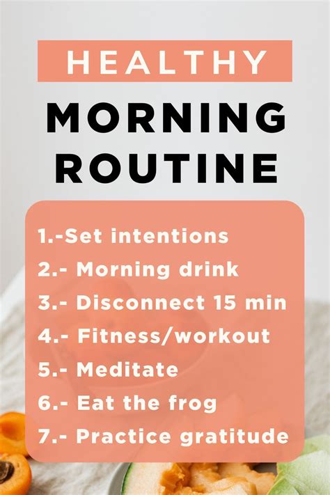 Healthy Morning Routine Healthy Morning Routine Morning Routine