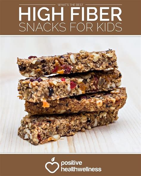 Kids fiber needs vary from kid to kid, but a good rule of thumb is 5+ their age. What's The Best High Fiber Snacks For Kids | Protein bar recipe healthy
