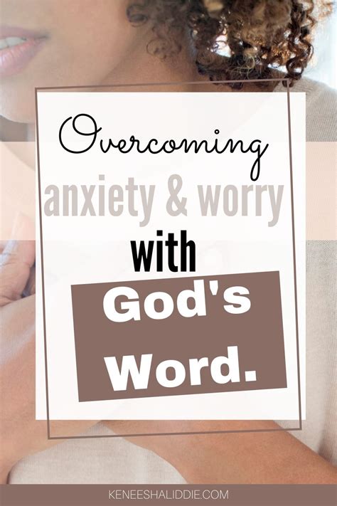 Overcoming Anxiety And Worry With Gods Word Keneesha Liddie