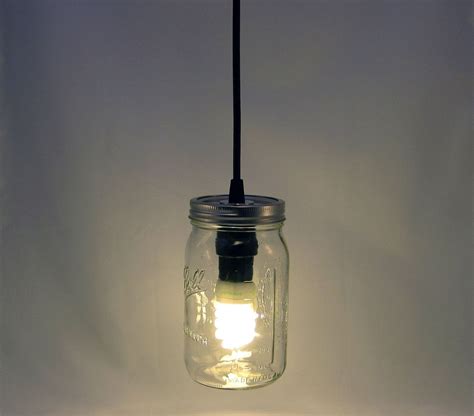 Hand Crafted Ball Mason Jar Hanging Pendant Light Bmql Svt By Milton