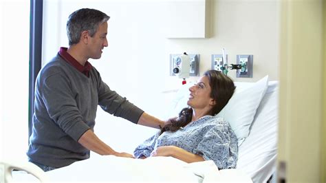 Husband Visiting Wife In Hospital Stock Footage Sbv 301697180 Storyblocks