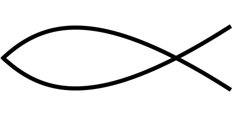 Christian Fish Symbol Drawing Free Image Download