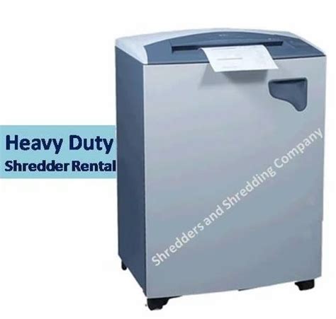 Heavy Duty Paper Shredder Rental At Rs 1500per Day In Mumbai