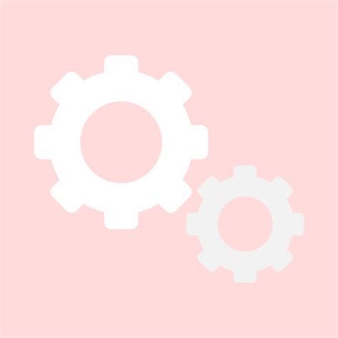 Pastel Pink Aesthetic App Icons Settings
