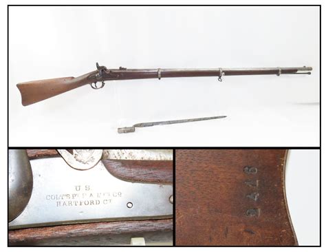 Antique Civil War Contract Colt Special Model 1861 Everymans Rifle