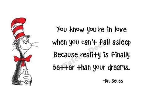 Dr Seuss Quote You Know You Re In Love