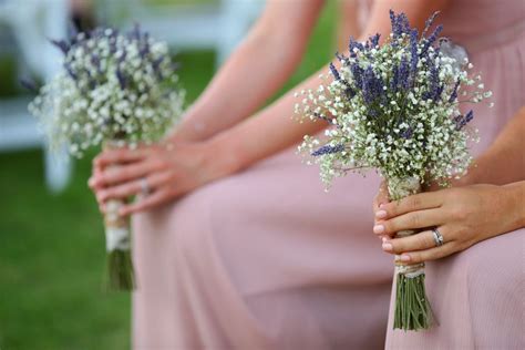 Baby Breath And Lavender Bridesmaids Bouquet Ramos Bouquets