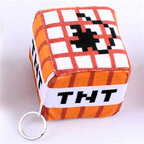 Minecraft Plush Toys Cotton Stuffed Tnt Bomb Cartoon Toy Collection For