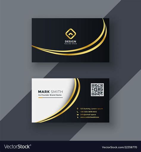 Stylish Golden Creative Business Card Design Download A F Ree Preview