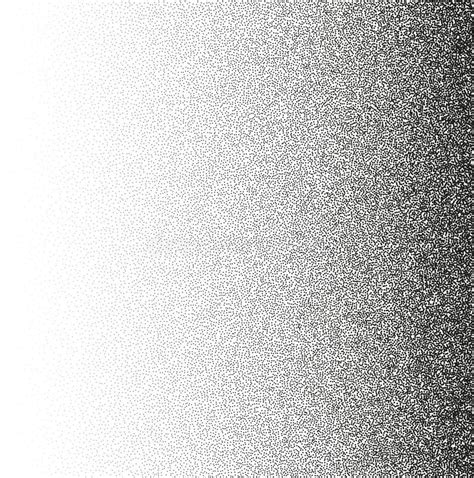 Noise Gradient Texture Grain Dot Stipple Vector Background Black