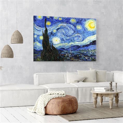 Van Gogh Starry Night Canvas Print Or Poster Canvas Art Rocks