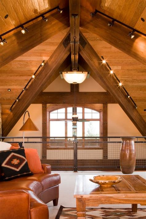 Rustic Attic With Exposed Beam By Kogan Builders Zillow Digs Zillow