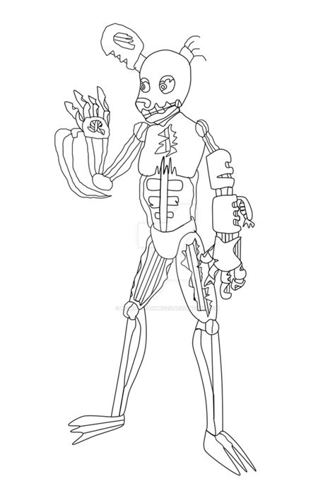 Drawkill Springtrap Lineart By Roleplaydummy211 On Deviantart