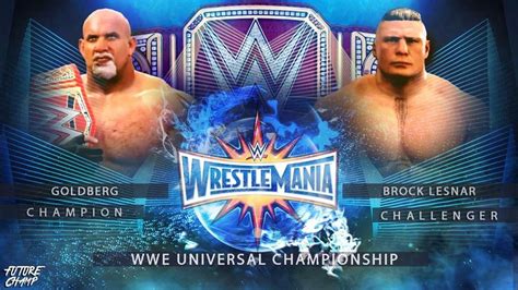 Wwe 2k17 Goldberg Vs Brock Lesnar Epic Match Highlights Wrestling Amino