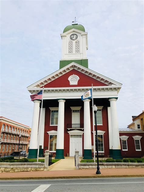 Jefferson County Courthouse In Charles Town West Virginia Site Of