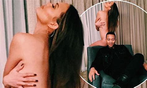 Chrissy Teigen Nude With Her Husband John Legend On Instagram Daily