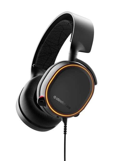 buy steelseries arctis 5 rgb illuminated gaming headset with dts headphone x v2 0 surround