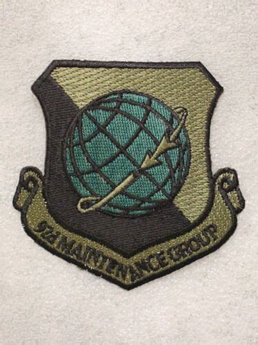 Usaf Air Force Patch 92nd Maintenance Group Subdued Ebay