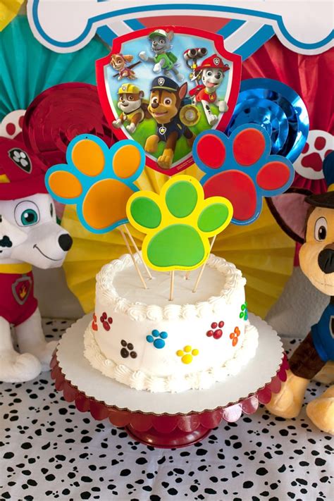 Paw Patrol Birthday Cake Decorations Printable Templates Free