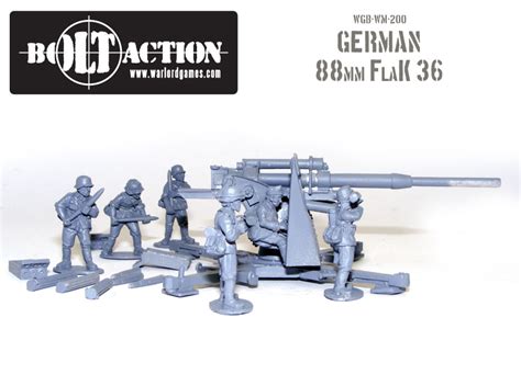 New German 88mm Flak Gun Warlord Games